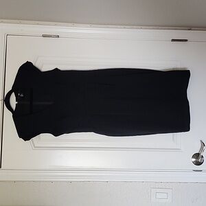 Black dress fitted lbd